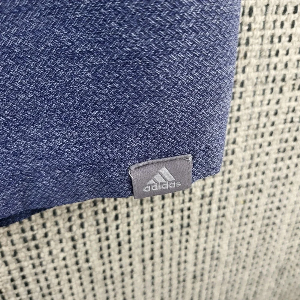 Adidas Shorts Mens 36‎ Blue Herringbone Golf Chino Stretch Performance Casual